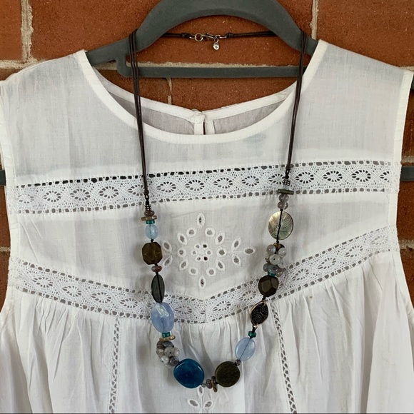 Retired SILPADA Watercolor necklace in shades of blue - Picture 2 of 9